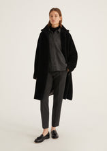 Load image into Gallery viewer, Rosso35 Coat with a Stand up Collar in Black
