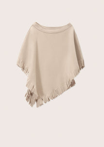 Rosso35 Poncho in Beige