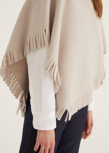 Rosso35 Poncho in Beige