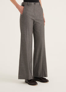 Rosso35 Bootcut Trousers in Dark Grey