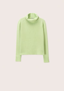 Rosso35 Turtle Neck Sweater in Mint Green