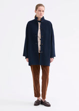 Load image into Gallery viewer, Rosso35 Double-faced cashmere-blend coat with a stand-up collar
