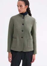 Load image into Gallery viewer, Rosso35 Boiled-wool jacket with a mandarin collar

