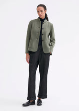 Load image into Gallery viewer, Rosso35 Boiled-wool jacket with a mandarin collar
