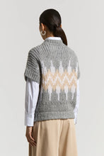 Load image into Gallery viewer, Peserico Sleeveless Alpaca-Blend Jumper with Norwegian Design
