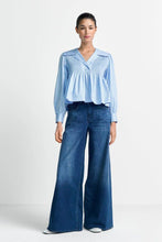 Load image into Gallery viewer, Rich &amp; Royal Wide-Leg Jeans in Dark Blue
