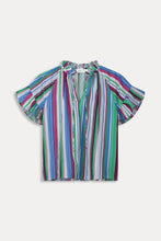 Load image into Gallery viewer, Pom Striped Sicily Top
