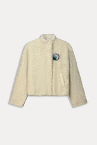 Pom Teddy Ecru Jacket