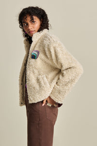 Pom Teddy Ecru Jacket