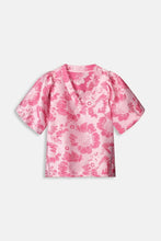 Load image into Gallery viewer, Pom Floral Jacquard Top in Pink
