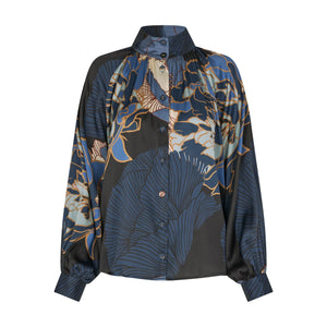 Dea Kudibal Nita Blouse with Stand Up Collar