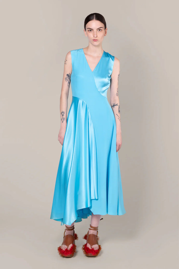 blue roksanda dress Roksanda, Deilin midi dress, Women, Blue, US 2, Dresses, Materialmix