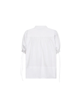Load image into Gallery viewer, Mos Mosh Tarima Short-Sleeve Blouse in White

