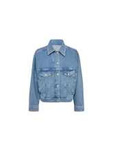 Load image into Gallery viewer, Mos Mosh Mavi Jentra Jacket in Light Denim
