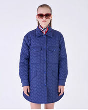 Load image into Gallery viewer, Silvian Heach Navy Downjacket
