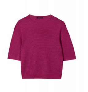 Luisa Cerano Round Neck Sweater in Pink