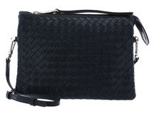 Load image into Gallery viewer, Abro Weaving Crossbody Bag in Navy
