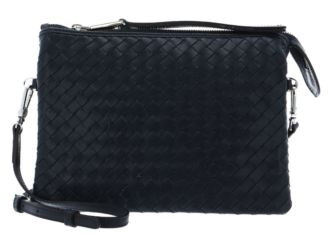 Abro Weaving Crossbody Bag in Navy