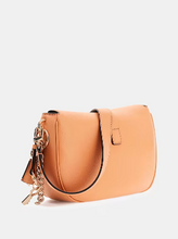 Load image into Gallery viewer, Guess Brooke Charm Shoulder Bag in Apricot
