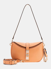 Load image into Gallery viewer, Guess Brooke Charm Shoulder Bag in Apricot
