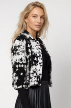 Load image into Gallery viewer, Monari Knitted Cape with Jacquard Pattern

