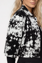 Load image into Gallery viewer, Monari Knitted Cape with Jacquard Pattern
