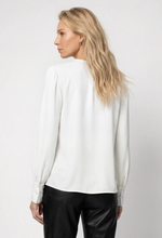 Load image into Gallery viewer, Monari Blouse with Crepe Structure in Off-White
