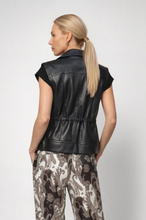 Load image into Gallery viewer, Monari Leather-Look Vest in Black
