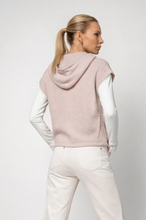 Load image into Gallery viewer, Monari Knitted Vest with Full-Length Zipper in Rosewater
