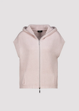 Load image into Gallery viewer, Monari Knitted Vest with Full-Length Zipper in Rosewater
