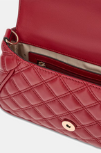 Load image into Gallery viewer, Guess Giully Top Handle Flap Bag in Cherry Red
