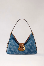 Load image into Gallery viewer, Guess Camden Shoulder Bag in Denim
