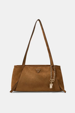 Load image into Gallery viewer, Guess Devon Shoulder Satchel Bag in Brown

