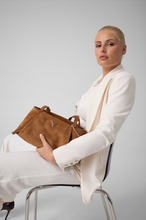 Load image into Gallery viewer, Guess Devon Shoulder Satchel Bag in Brown
