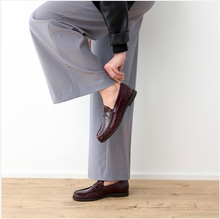 Load image into Gallery viewer, Paul Green Suede Loafers 1228 in Bordo
