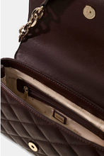 Load image into Gallery viewer, Frances quilted shoulder bag in Brown
