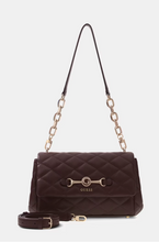 Load image into Gallery viewer, Frances quilted shoulder bag in Brown
