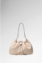 Load image into Gallery viewer, Guess Juliet quilted hobo bag in Cream
