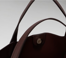 Load image into Gallery viewer, Guess Melody Satchel Bag in Brown
