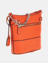 Load image into Gallery viewer, Guess Silvye Mini Bucket Bag in Orange
