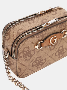 Guess Izzy 4G logo Bag in Latte