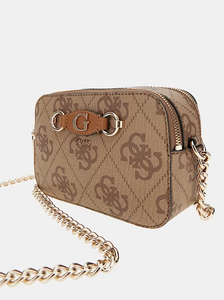 Guess Izzy 4G logo Bag in Latte