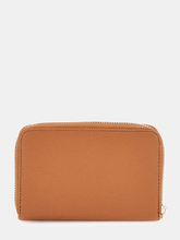 Load image into Gallery viewer, Guess Laurel Triangle Logo Wallet in Cognac
