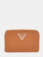 Load image into Gallery viewer, Guess Laurel Triangle Logo Wallet in Cognac
