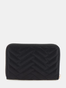 Guess Anning Quilted Wallet in Black