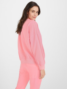 Juvia Oversized Sweatshirt in Neon Pink