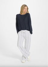 Load image into Gallery viewer, Juvia Sweatpants in White Stripe
