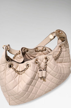 Load image into Gallery viewer, Guess Juliet quilted hobo bag in Cream
