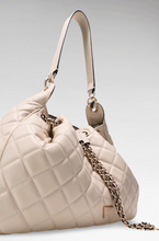 Load image into Gallery viewer, Guess Juliet quilted hobo bag in Cream
