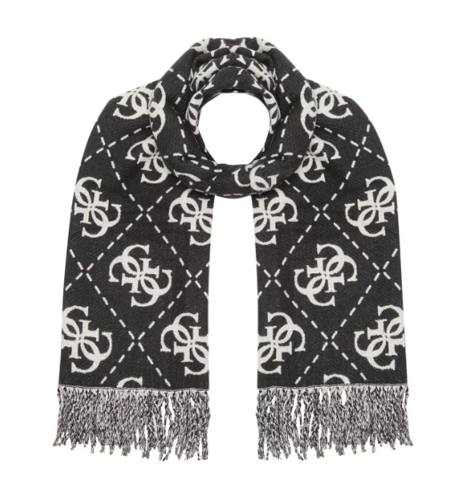 Guess Nolana Scarf in Black/White